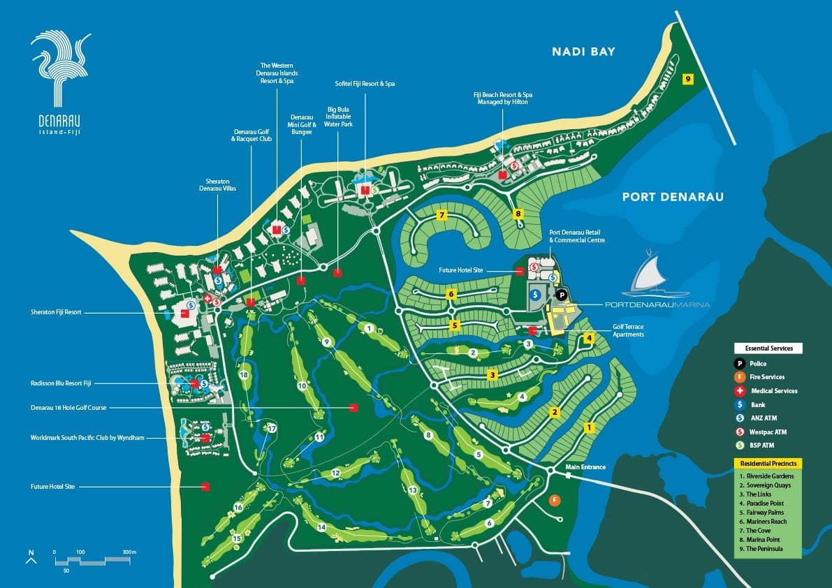 Port and Marina Maps - Professionals FIJI Real Estate Experts